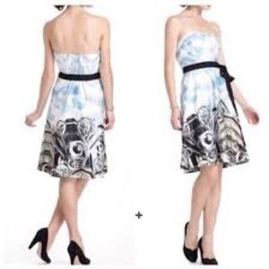 Anthropologie Skyward Building Dress